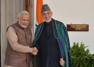 PM Modi - Prez Karzai
